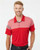 Adidas A213 Men's Heathered 3-Stripes Colorblocked Polo