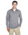 UltraClub 8618 Men's Cool & Dry Heathered Performance Quarter-Zip Pullover