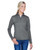 UltraClub 8618W Women's Cool & Dry Heathered Performance Quarter-Zip Pullover
