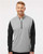 Adidas A522 Men's Ultimate365 Heather Block Print Quarter-Zip Pullover