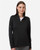 Adidas A709 Women's Textured Stripe Quarter-Zip Pullover