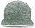 Pacific Headwear 106C Aggressive Heather Trucker Snapback Cap