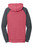 District DT296 District Women's Lightweight Fleece Raglan Hoodie