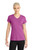 District DM1190L District Women's Perfect Blend CVC V-Neck Tee