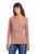 District DT135 District Women's Perfect Tri Long Sleeve V-Neck Tee
