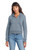 District DT6103 District Women's V.I.T. Fleece Full-Zip Hoodie