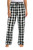 District DT2800 District Women's Flannel Plaid Pant