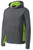 Sport-Tek YST239 Youth Sport-Wick CamoHex Fleece Colorblock Hooded Pullover