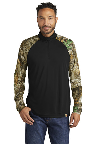 Russell Outdoors RU152 Realtree Colorblock Performance 1/4-Zip