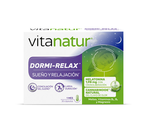 Vitanatur dormi-relax, 30 cápsulas