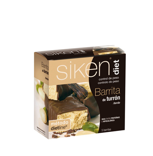 Sikendiet barrita turrón 5 UDS