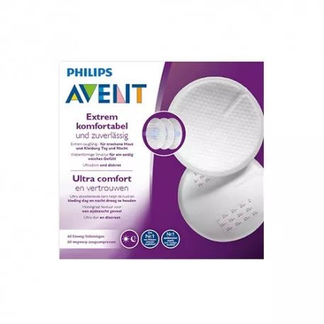 Avent discos absorbente día 60 unid