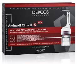 DERCOS AMINEXIL CLINICAL 5 HOMBRE 21 MONODOSIS 6 ML