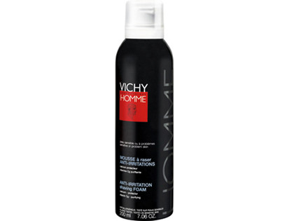 VICHY HOMME ESPUMA DE AFEITADO ANTI-IRRITACIONES. Aerosol de 200 ml.