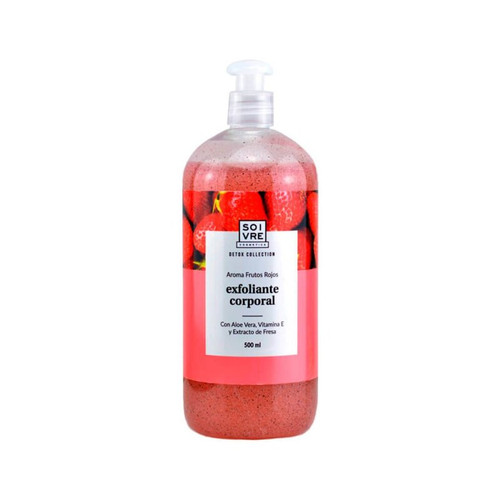 SOIVRE GEL DE BAÑO EXFOLIANTE  FRUTOS ROJOS 500 ML