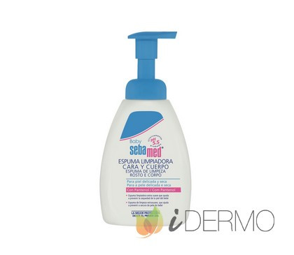 Sebamed baby espuma limpiadora cara y cuerpo 1 envase 400 mL