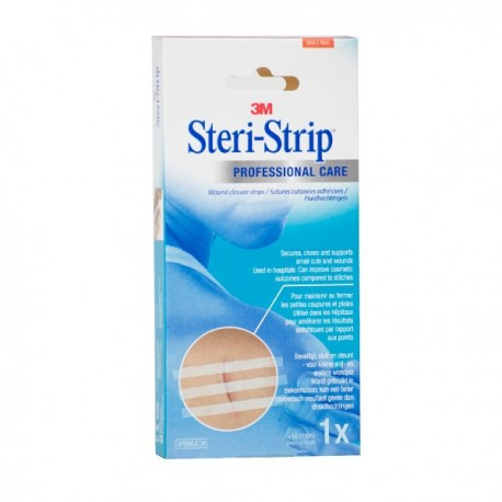 NEXCARE SUTURAS ADHESIVAS STERI-STRIP. Sobre 5 Tiras (75mm x 3mm)