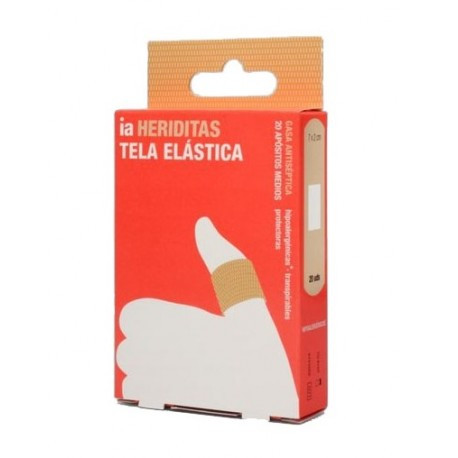 INTERAPOTHEK HERIDITAS TELA ELÁSTICA. 20 unidades