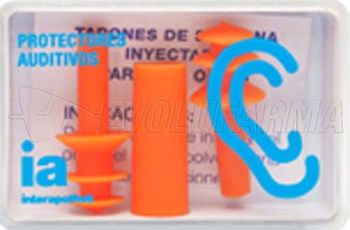 INTERAPOTHEK TAPONES OÍDO SILICONA INYECTADA ADULTO. 2 unidades