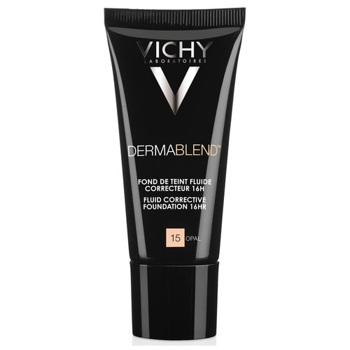 VICHY DERMABLEND FLUIDO CORRECTOR 16 HORAS 15 OPAL SPF 35. Envase 30 ml