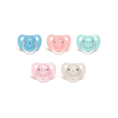 Chupete Premium con tetina anatómica silicona 6-18m