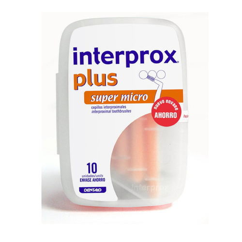 INTERPROX PLUS SUPER MICRO CEPILLOS INTERPROXIMALES. 10 Uds