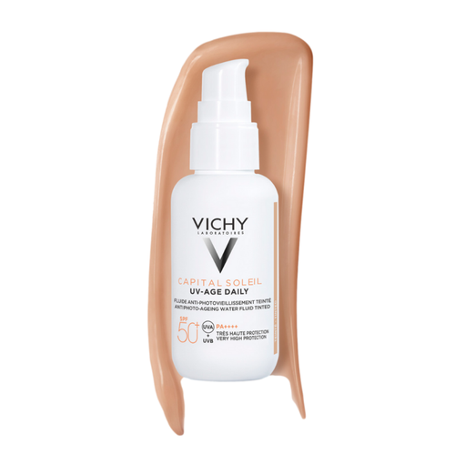 VICHY CAPITAL SOLEIL UV AGE FLUIDO SPF 50+ CON COLOR