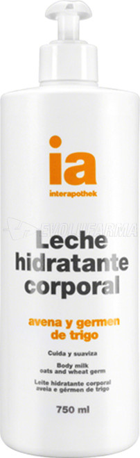 INTERAPOTHEK LECHE HIDARTANTE CORPORAL AVENA Y GERMEN DE TRIGO CON DOSIFICADOR. 400ml