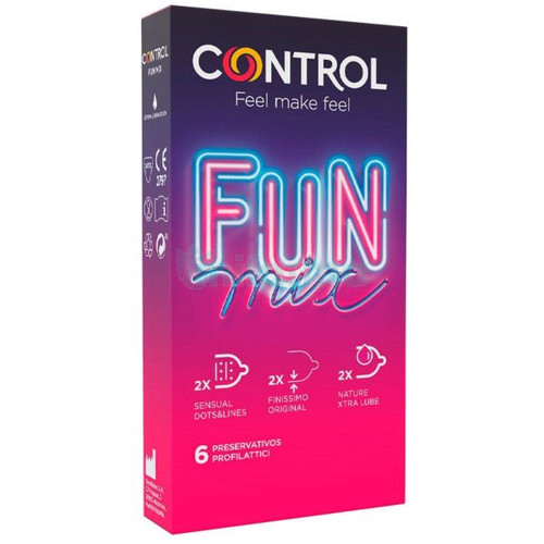 Control Fun Preservativos Mix 6 unidades