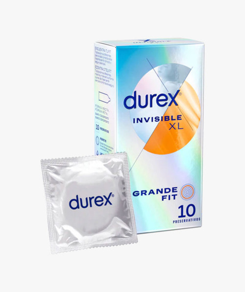 Durex Preservativo Invisible XL 10 unidades
