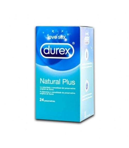 Durex natural plus 24 unidades