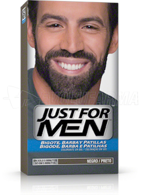 Just for men colorante en gel bigote, barba y patillas negro. 30 CC