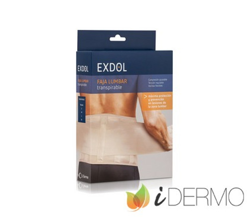 Exdol faja lumbar elástica transpirable