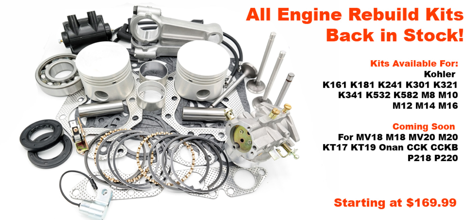 iSaveTractors - Your Source for Kohler K Engine Parts and Vintage 