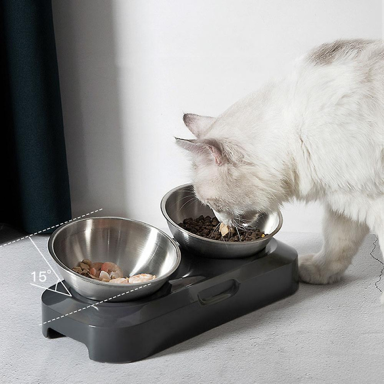 Bowl - Stainless Steel Double - The Proud Pet Store