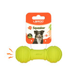 Dog Toy - Laroo - Squeaky Puzzle Dumbbell