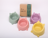 Bowl - Cat Shaped Plain Pastel