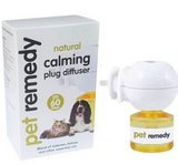The amazing Essential Plug-In Diffuser from Pet Remedy works alongside the brain's natural messengers known as neuro-transmitters, which will tell the nerve receiving the message either to calm down or get "fired up".