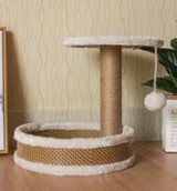 Cat Scratch Pole - Round Base Sisal 