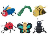 Dog Toy - Colourful Insects