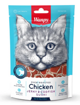 Wanpy Cat Chicken Codfish Range 80g