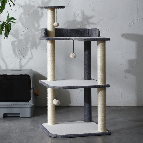 Cat - Scratch Pole - 3 Tier Climbing