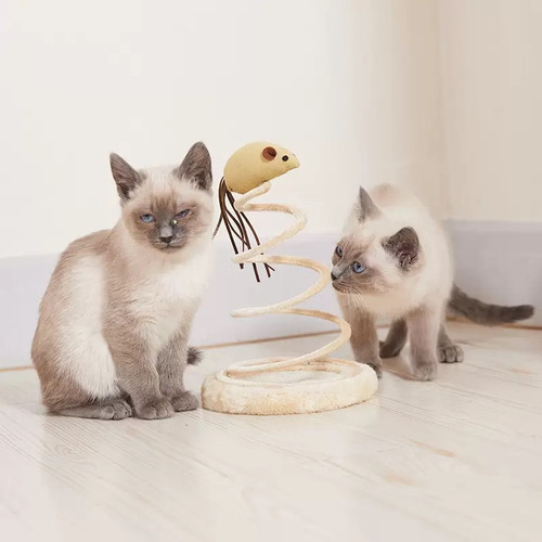 Cat Toy - Cat Scratcher Mouse Spring Cat Toy - Cat Scratcher Mouse Spring