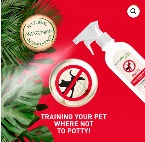 TRAIN YOUR PET WHERE NOT TO POTTY!