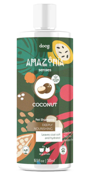 Amazonia Senses Coconut Shampoo is like giving your pet an at-home spa day. Formulated with natural coconut oil to promote a healthy, hydrated coat and supple skin, this shampoo cleans gently while nourishing and adding moisture, leaving your pet irresistibly soft from head to tail.