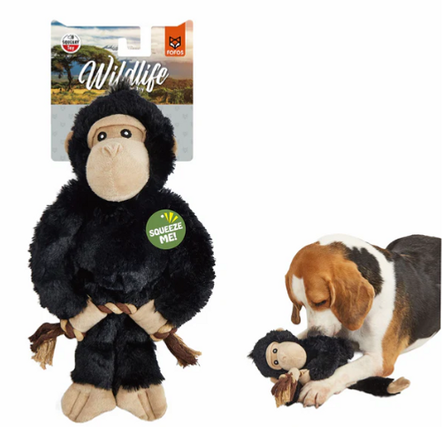 Dog Toy - Gorilla Wildlife