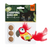 Enticing bird sound chip that mimics real bird chirps
Crafted with real feathers for authentic texture
Includes three replaceable catnip balls for prolonged entertainment