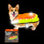 Outdoor Gear-LED High-Vis Glow Dog Raincoat