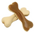 Maks Patch - Veggie Dog Treats -  Medium - Double Sided Peanut Butter Bone
