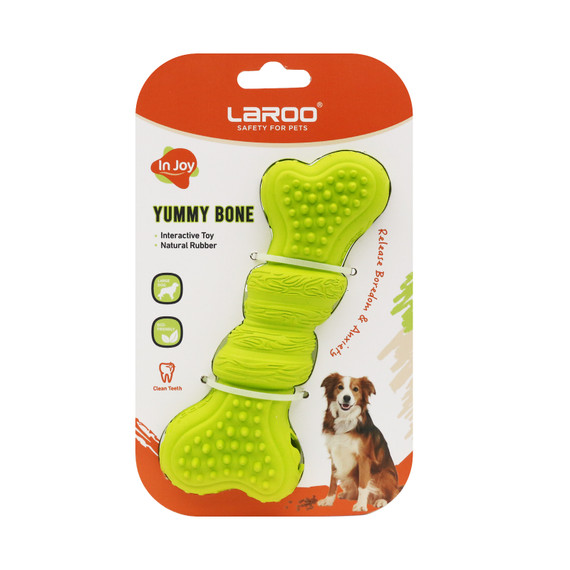 Dog Toy - Laroo - Chewy Dental Treat Bone